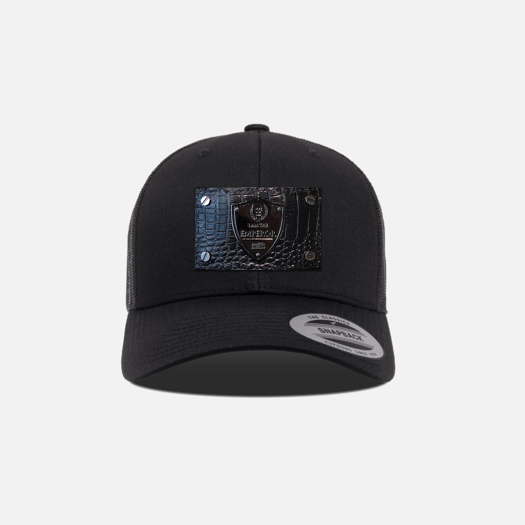 SQUARE LOGO TRUCKER HAT
